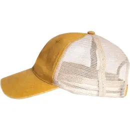 FWRD Camper Trucker Cap Mustard-Khaki Side